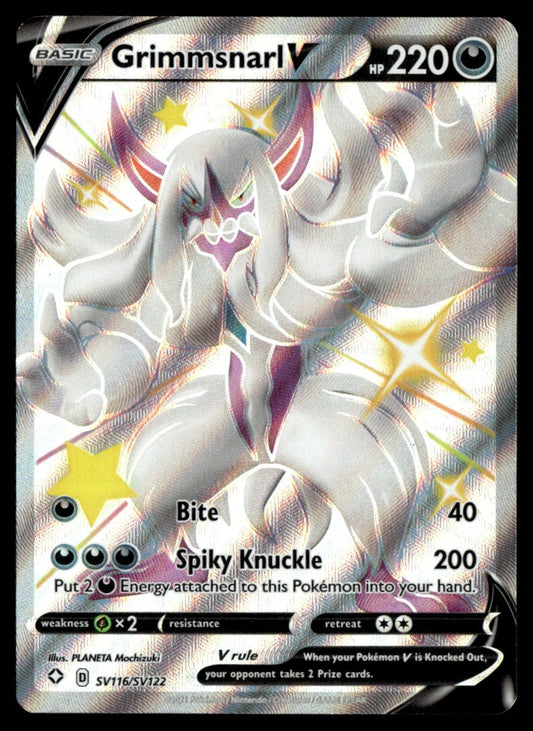 Grimmsnarl V SV116/SV122 - Shining Fates - Sword & Shield