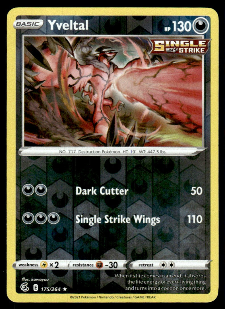Yveltal 175/264 Reverse - Fusion Strike - Sword & Shield