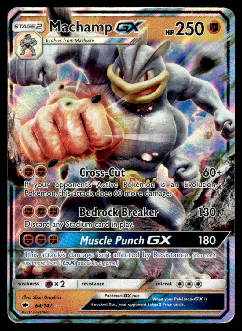 MP Machamp-GX 64 - Burning Shadows