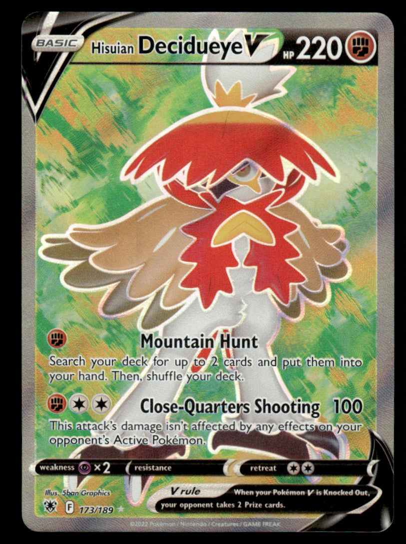 Hisuian Decidueye V 173/189 - Astral Radiance - Sword & Shield