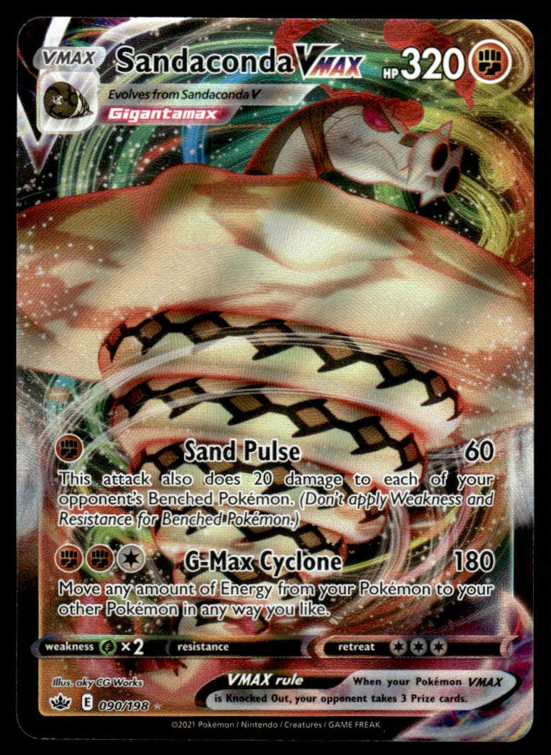 Sandaconda VMAX 090/198 - Chilling Reign - Sword & Shield