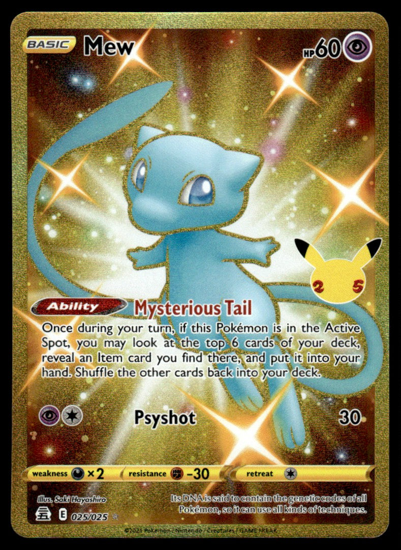 Mew 025/025 - Celebrations - Sword & Shield