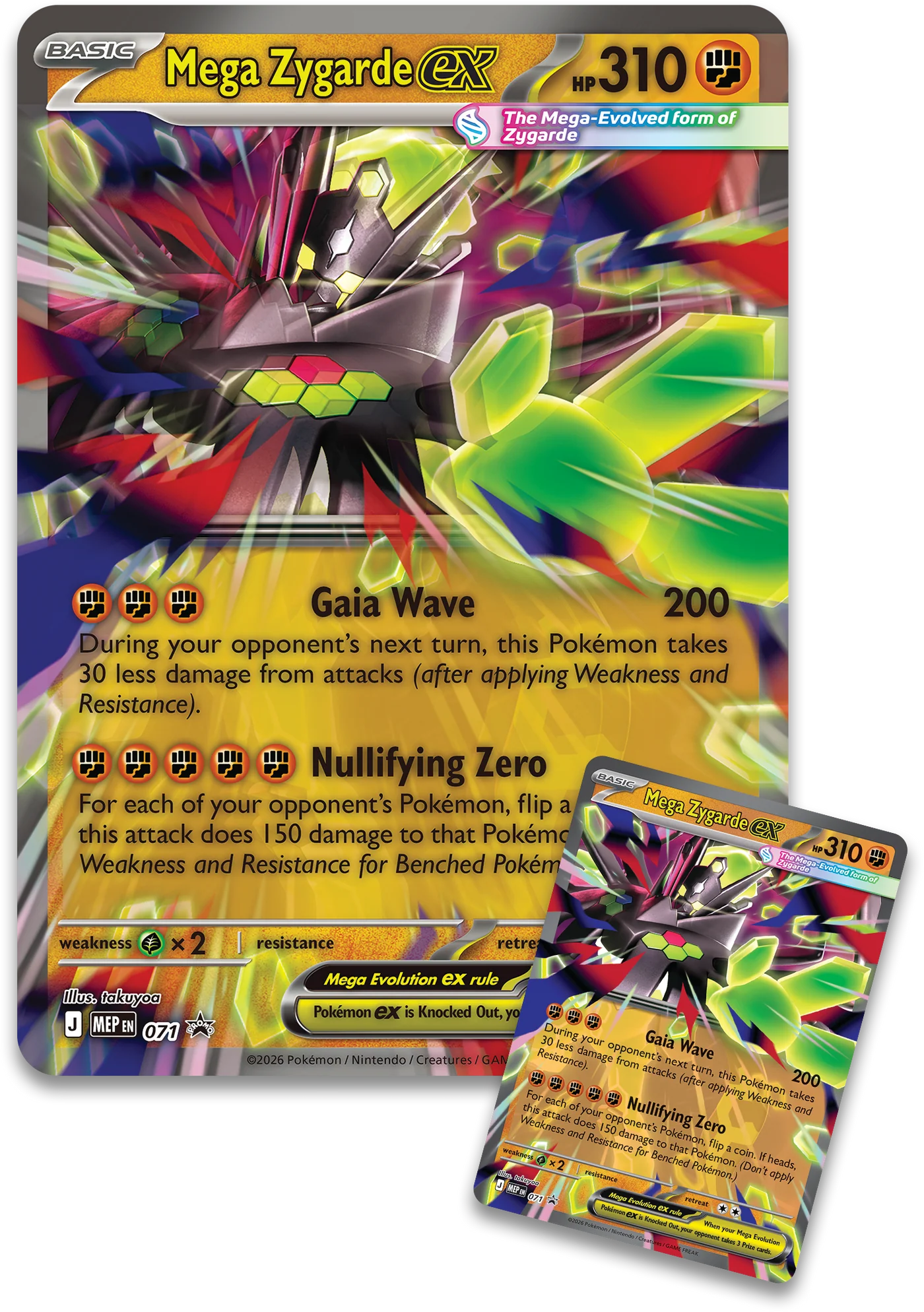 Mega Zygarde ex Premium Collection - Ingles