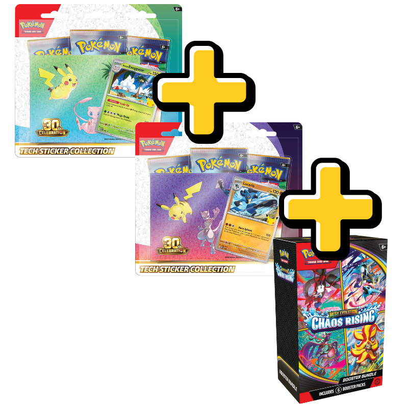 Combo - 30th Celebration 3-Pack Blister (PAR) + Bundle Chaos Rising