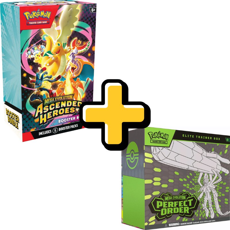 Combo - Ascended Heroes Booster Bundle + Perfect Order Elite