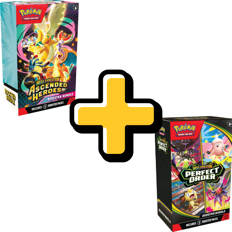 Combo - Ascended Heroes Booster Bundle + Perfect Order Booster Bundle - Ingles