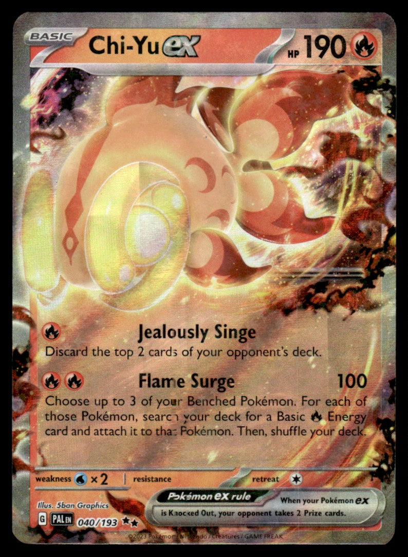 Chi-Yu ex 040/193 - Paldea Evolved - Scarlet & Violet