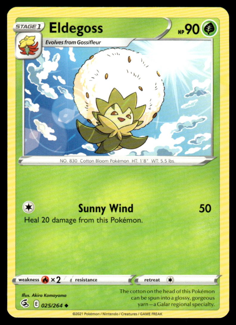 Eldegoss 025/264 Uncomon - Fusion Strike - Sword & Shield