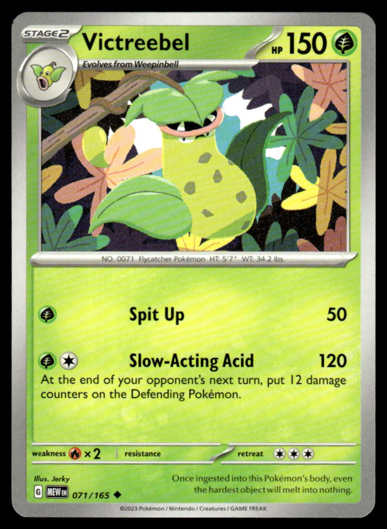 Victreebel 071/165 Uncomon - Scarlet & Violet - 151 - Scarlet & Violet