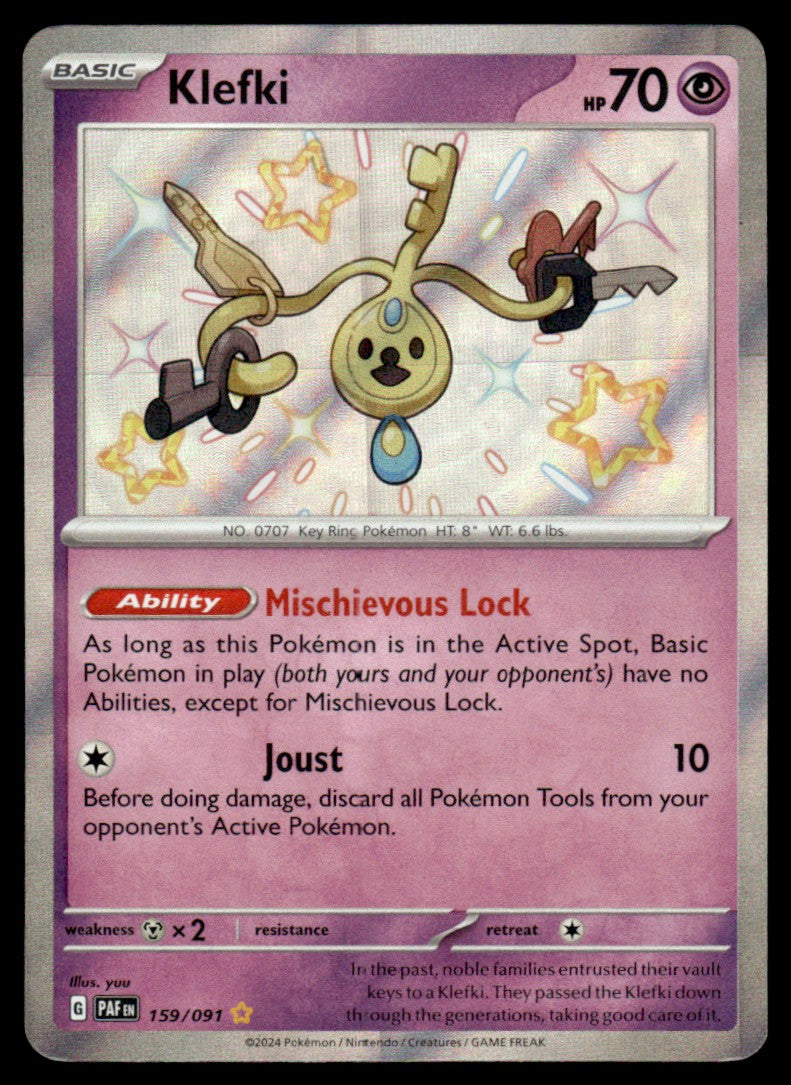 Klefki 159/091 - Paldean Fates - Scarlet & Violet