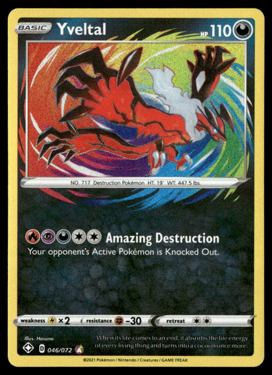 Yveltal 046/072 - Shining Fates - Sword & Shield