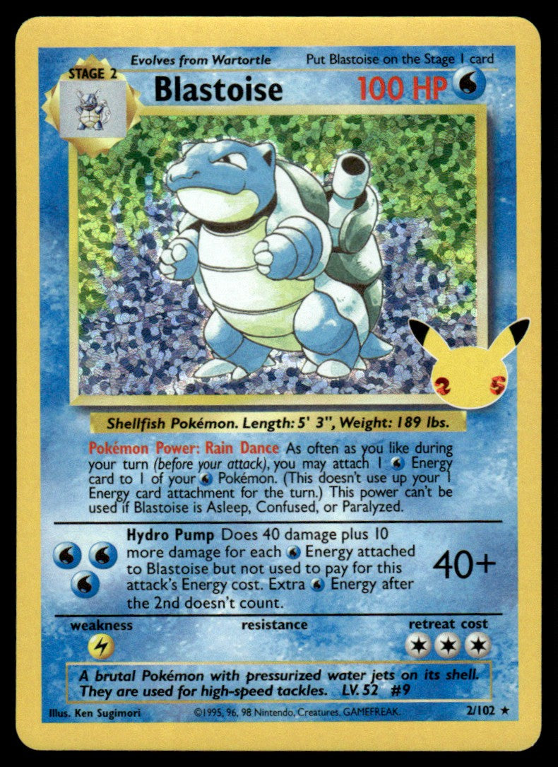 Blastoise 02/025 - Celebrations Classic Collection - Sword & Shield