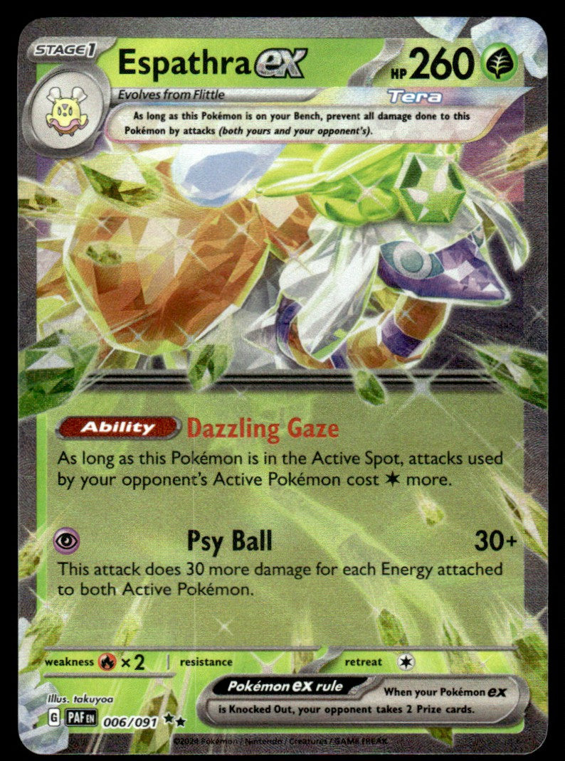 Esparthra ex 006/091 - Paldean Fates - Scarlet & Violet