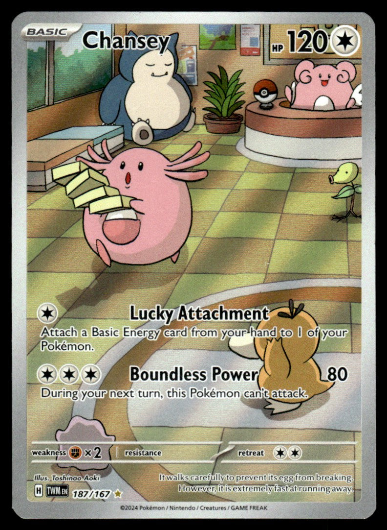 Chansey 187/167 - Twilight Masquerade - Scarlet & Violet