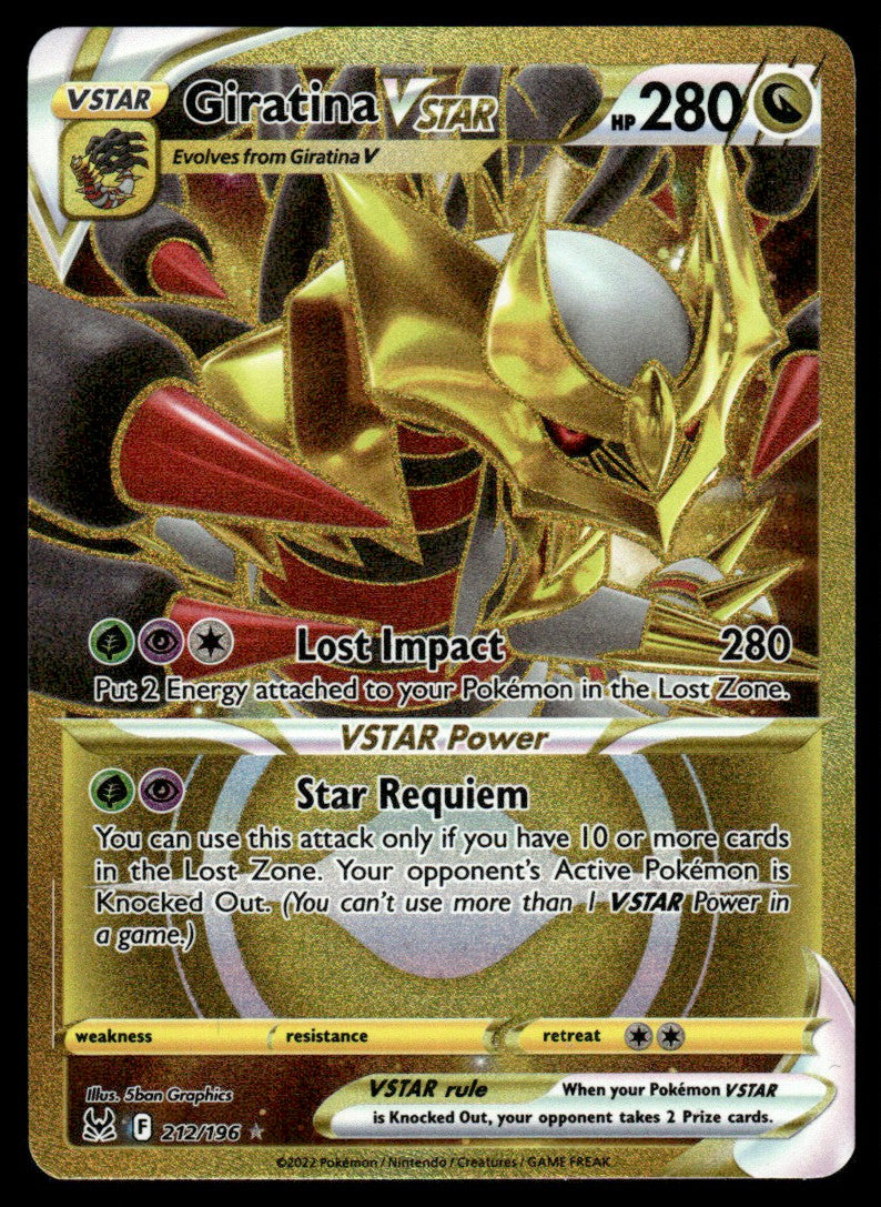 Giratina VSTAR 212/196 - Lost Origin - Sword & Shield
