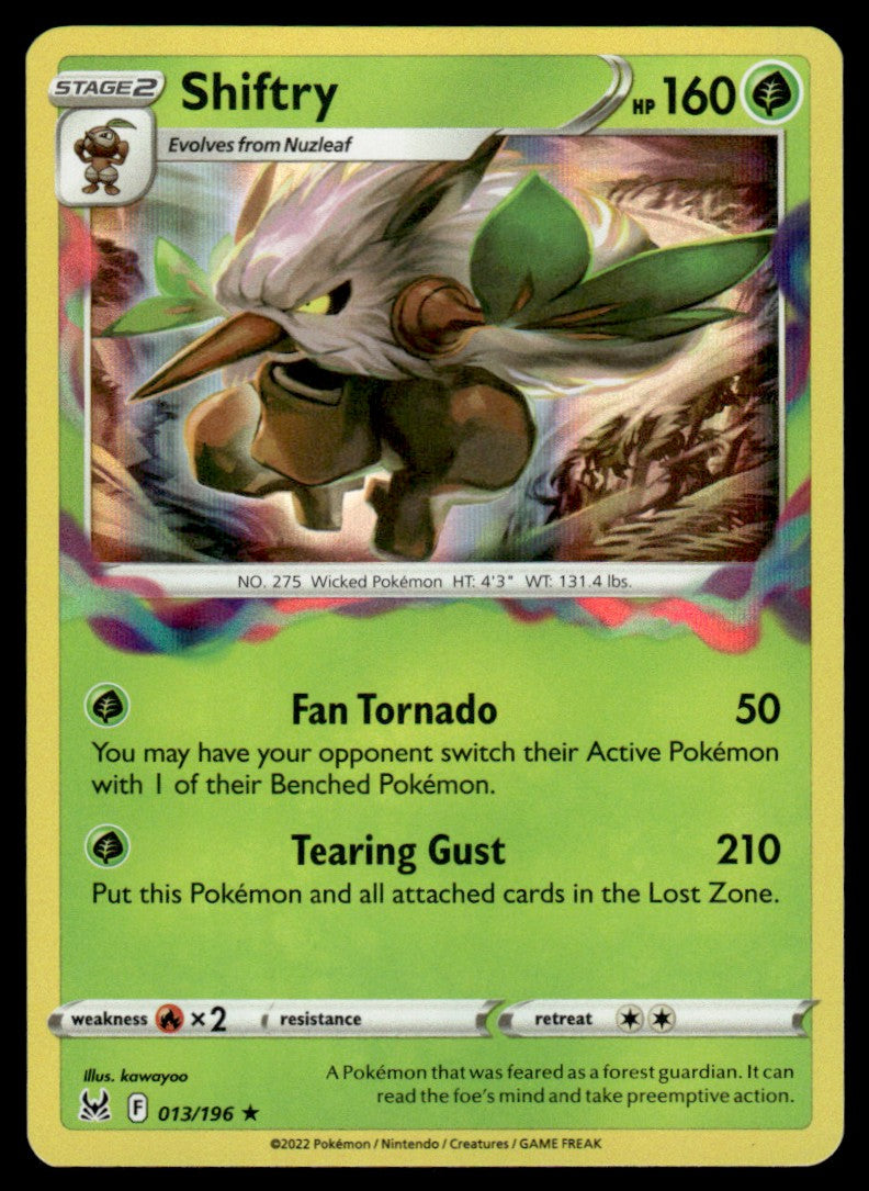 Shiftry 013/196 Holo - Lost Origin - Sword & Shield
