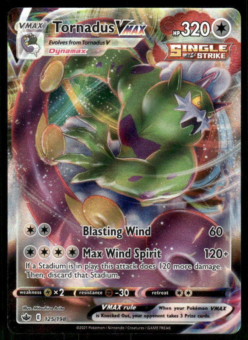 Tornadus VMAX 125/198 - Chilling Reign - Sword & Shield