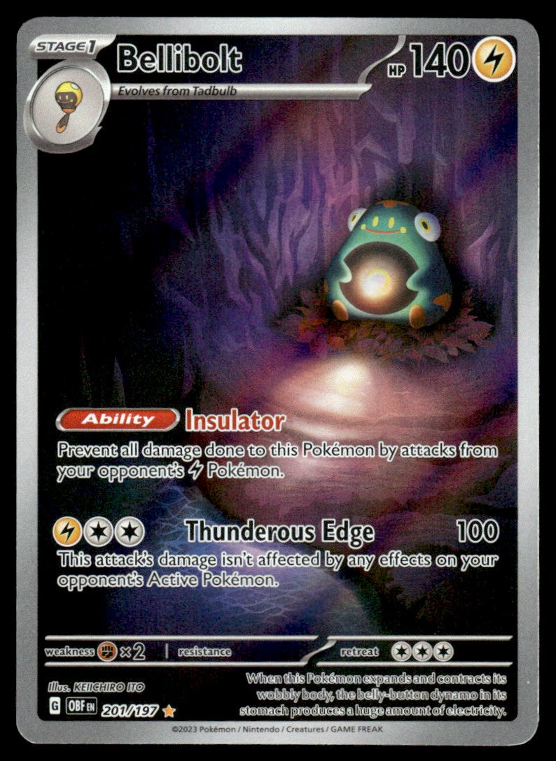 Bellibolt 201/197 - Obsidian Flames - Scarlet & Violet