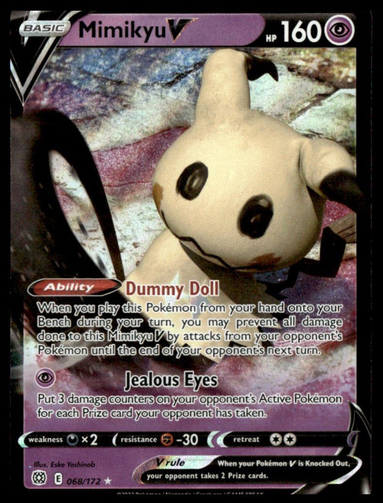 Mimikyu V 068/172 - Brilliant Stars - Sword & Shield