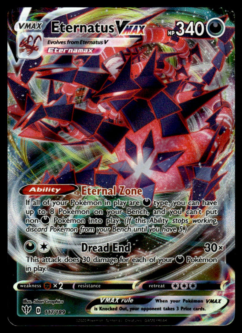 Eternatus VMAX 117/189 - Darkness Ablaze - Sword & Shield