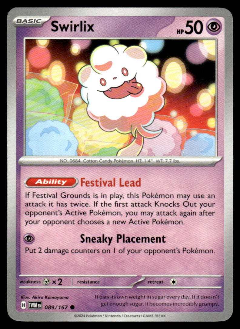 Swirlix 089/167 Comun - Twilight Masquerade - Scarlet & Violet