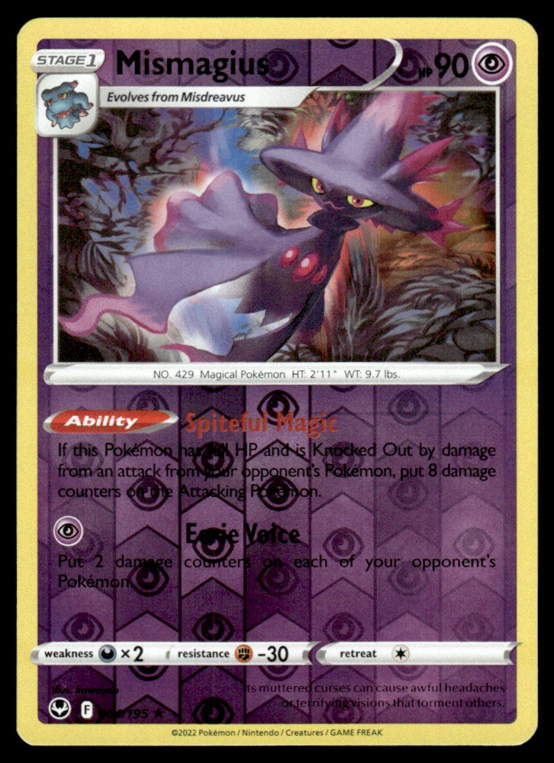 Mismagius 064/195 Reverse - Silver Tempest - Sword & Shield