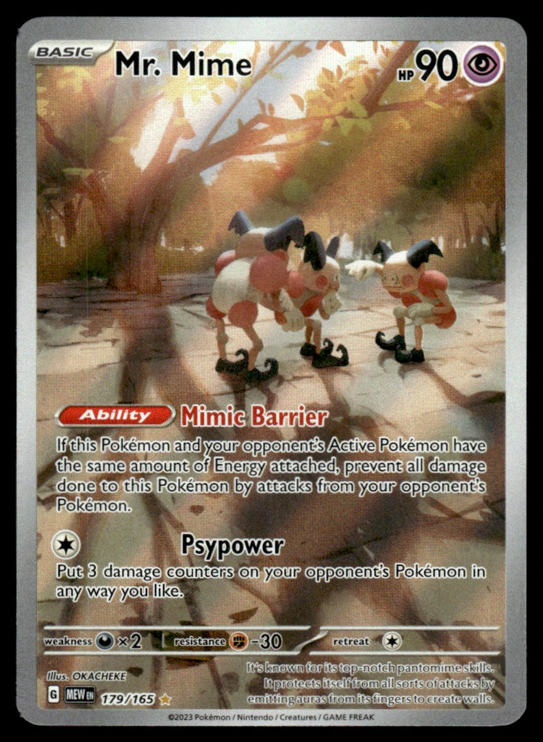 Mr. Mime 179/165 - Scarlet & Violet - 151 - Scarlet & Violet