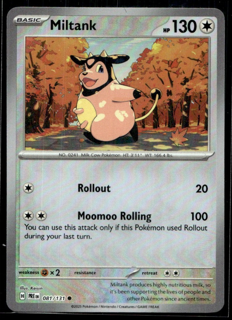 Miltank (Master Ball Pattern) 081/131 - Prismatic Evolutions - Scarlet & Violet