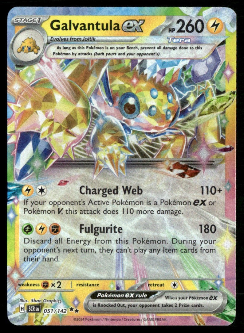 Galvantula ex 051/142 - Stellar Crown - Scarlet & Violet