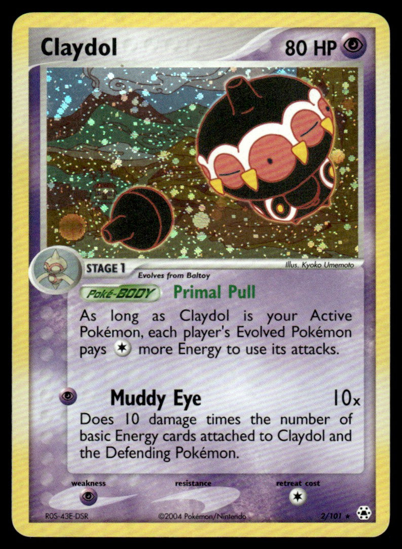NM - Claydol 2 - Holo - Hidden Legends