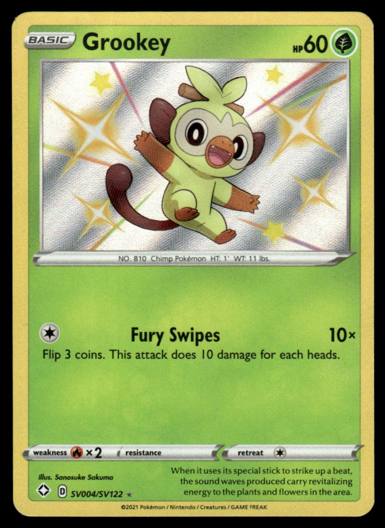 Grookey SV004/SV122 - Shining Fates - Sword & Shield
