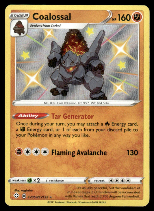 Coalossal SV069/SV122 - Shining Fates - Sword & Shield