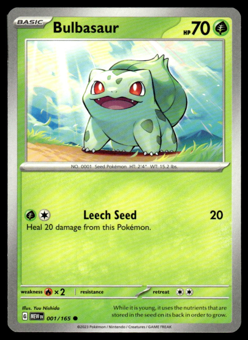 Bulbasaur 001/165 Comun - Scarlet & Violet - 151 - Scarlet & Violet