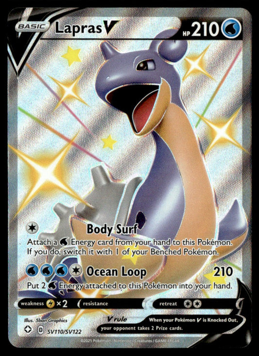 Lapras V SV110/SV122 - Shining Fates - Sword & Shield