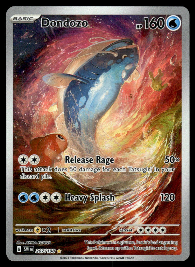 Dondozo 207/198 - Scarlet & Violet Base Set - Scarlet & Violet
