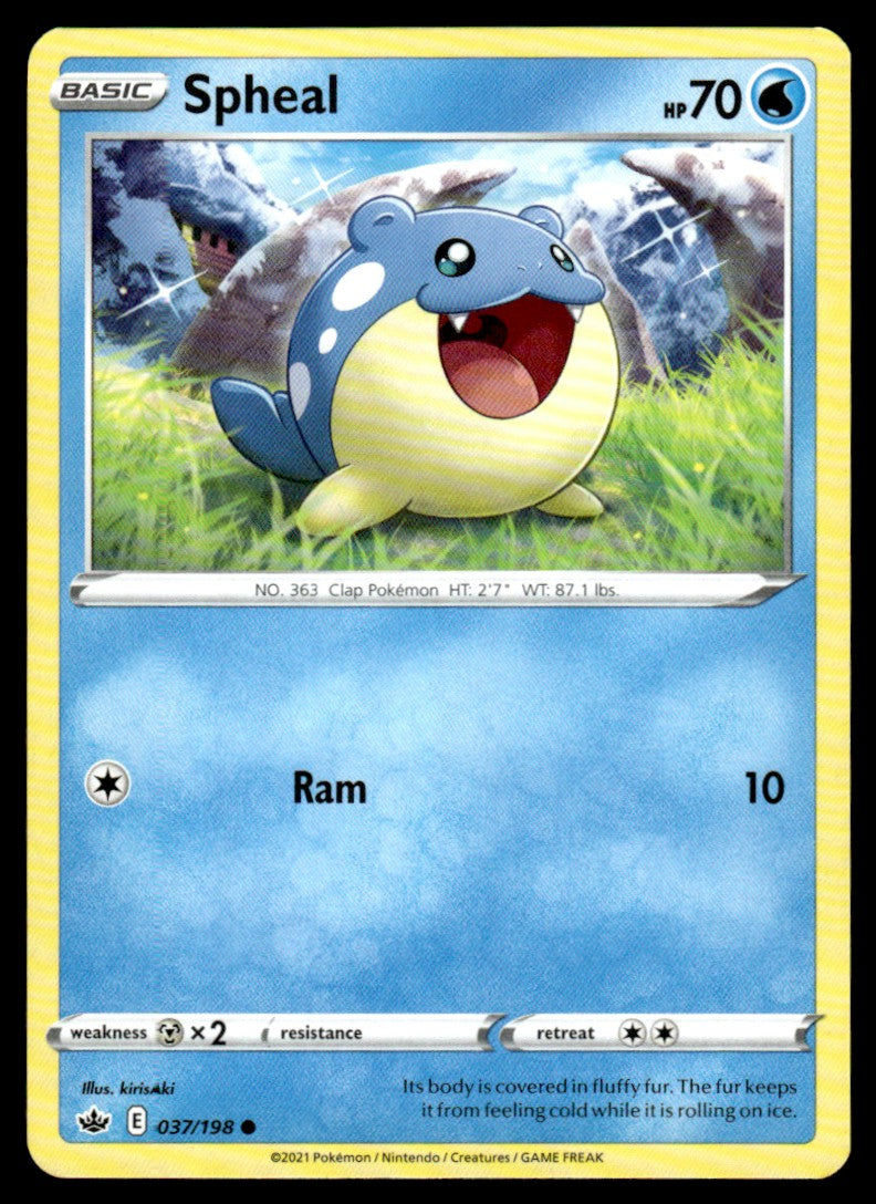 Spheal 037/198 Comun - Chilling Reign - Sword & Shield