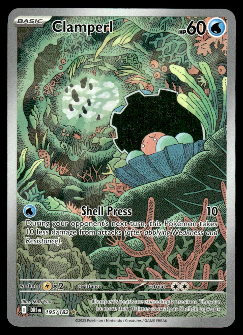 Clamperl 195/182 - Destined Rivals - Scarlet & Violet
