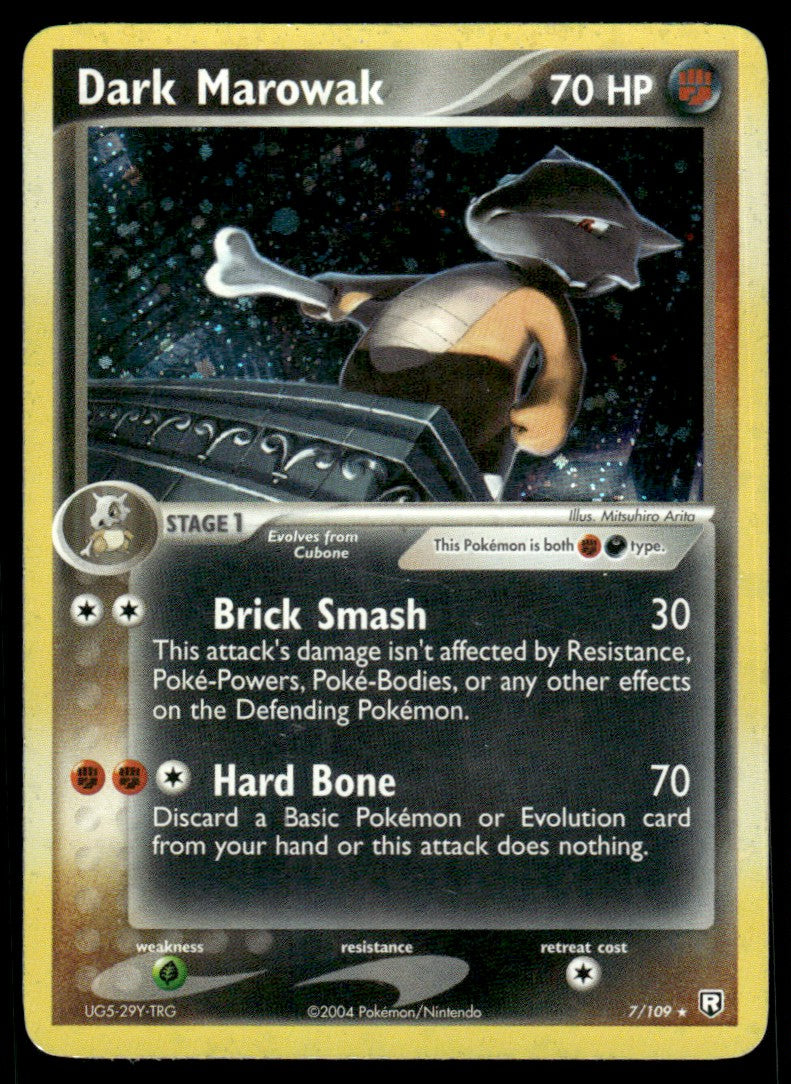 LP - Dark Marowak 7 - Holo - Team Rocket Returns