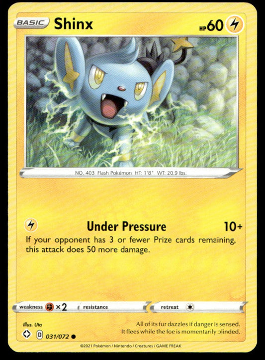 Shinx 031/072 Comun - Shining Fates - Sword & Shield