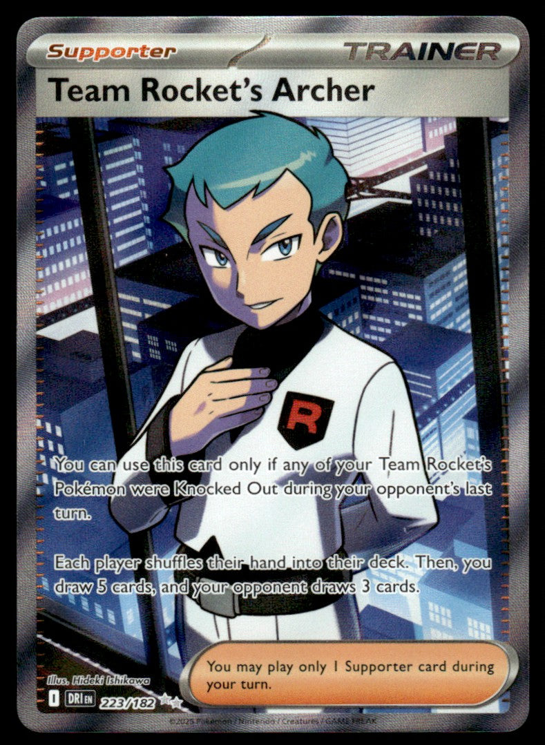 Team Rocket's Archer 223/182 - Destined Rivals - Scarlet & Violet