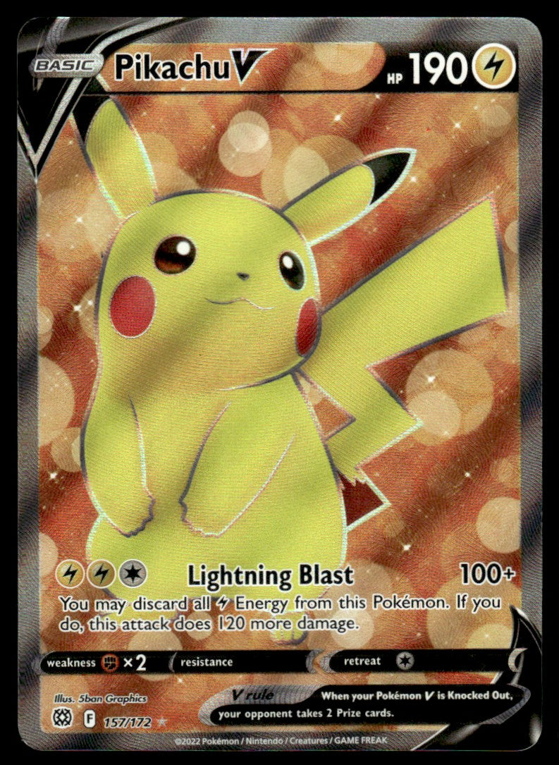 Pikachu V 157/172 - Brilliant Stars - Sword & Shield