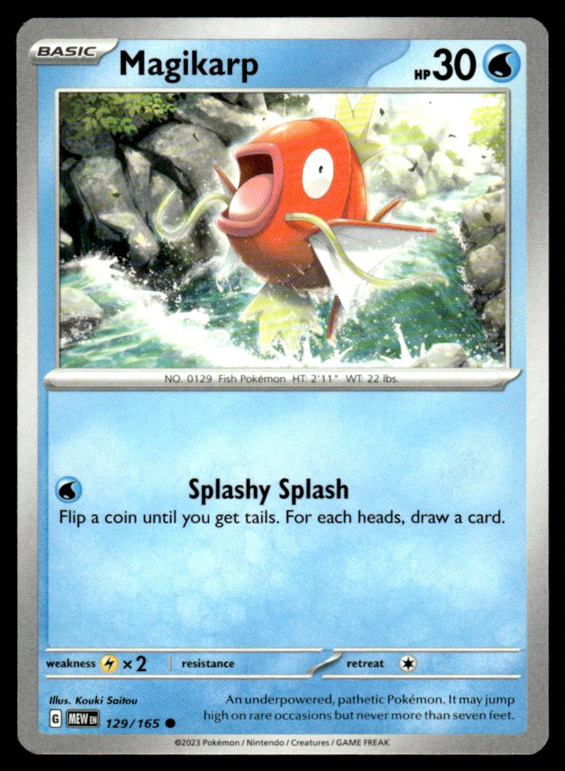 Magikarp 129/165 Comun - Scarlet & Violet - 151 - Scarlet & Violet