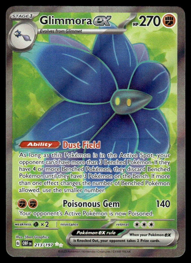 Glimmora ex 213/197 - Obsidian Flames - Scarlet & Violet