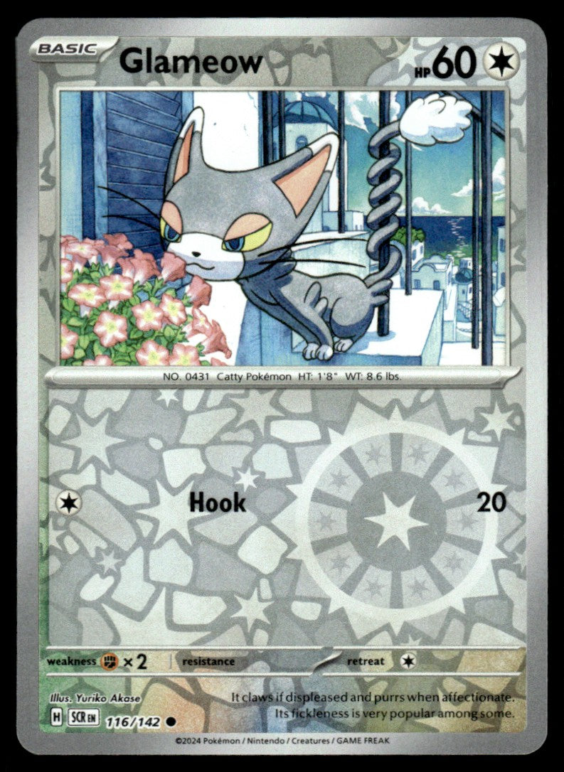 Glameow 116/142 Reverse - Stellar Crown - Scarlet & Violet