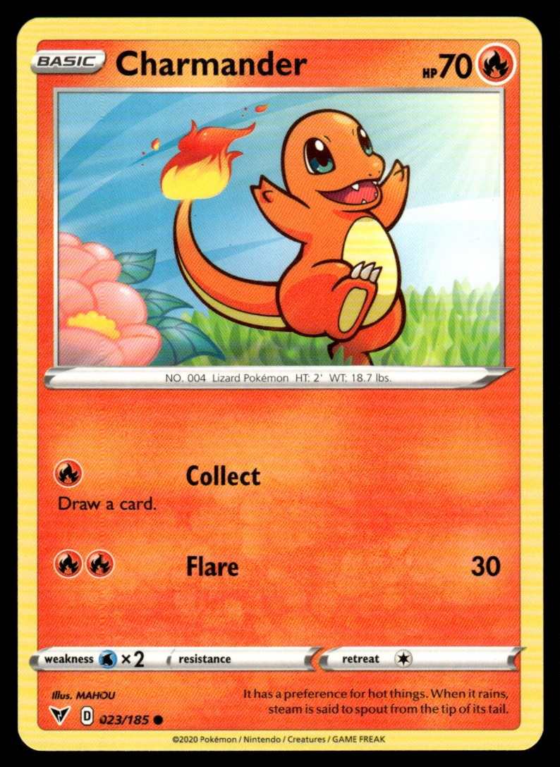 Charmander 023/185 Comun - Vivid Voltage - Sword & Shield