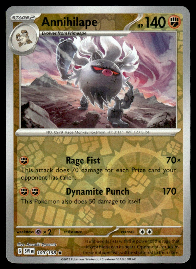 Annihilape 109/198 Reverse - Scarlet & Violet Base Set - Scarlet & Violet