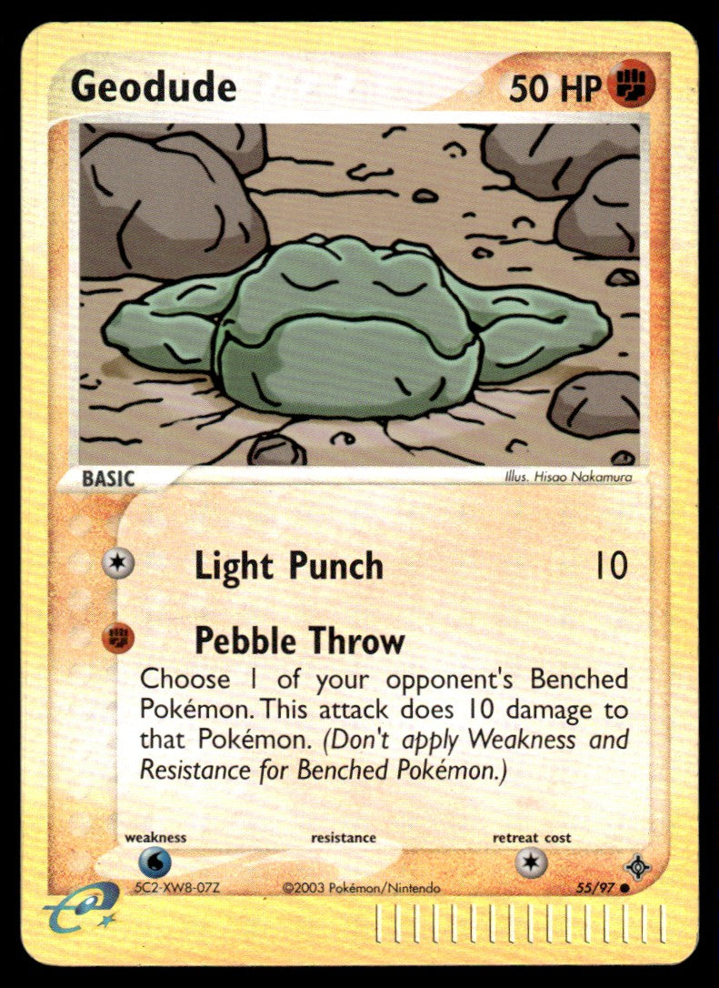 NM - Geodude 55 - Reverse - EX Dragon