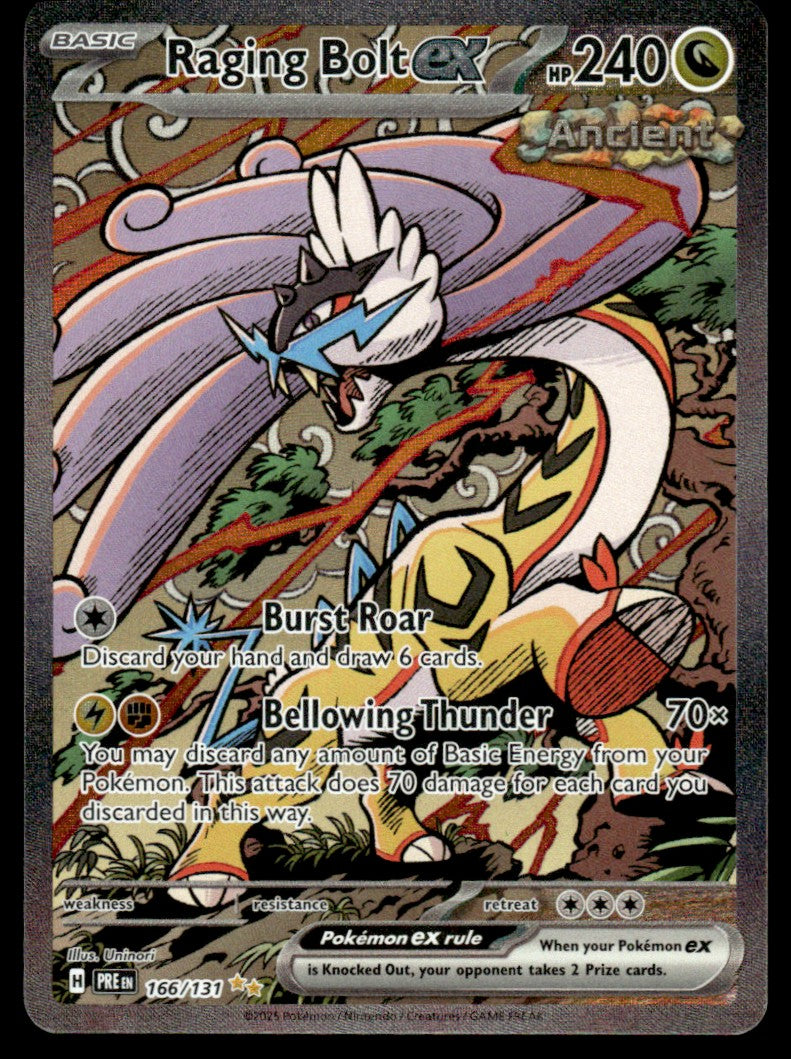 Raging Bolt ex 166/131 - Prismatic Evolutions - Scarlet & Violet