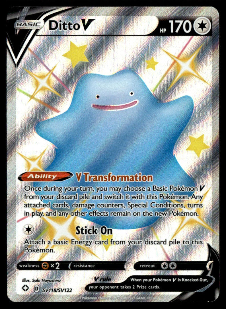 Ditto V SV118/SV122 - Shining Fates - Sword & Shield