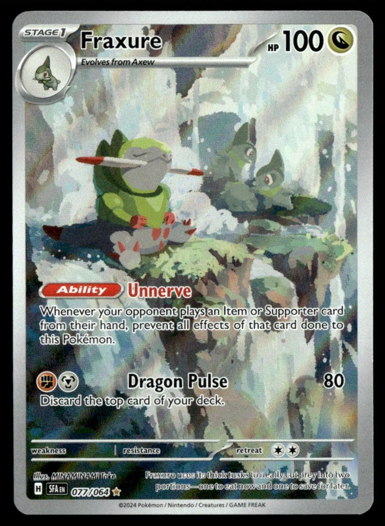 Fraxure 077/064 - Shrouded Fable - Scarlet & Violet